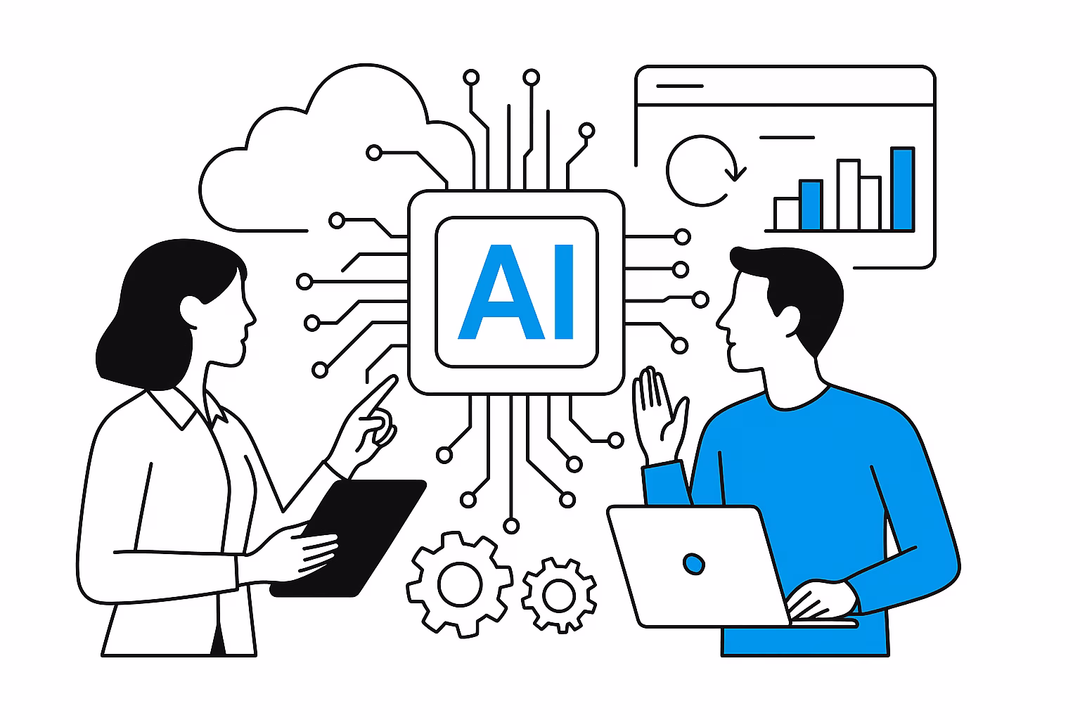 AI-контур разработки для enterprise-команды