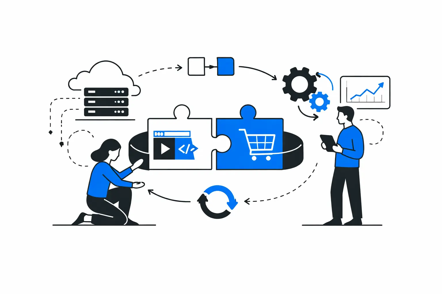 Системная интеграция: зачем бизнесу объединять CRM, 1С, ERP и другие системы в единую архитектуру